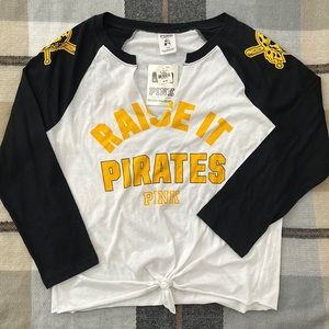 NWT Victoria’s Secret PINK Pittsburgh Pirates Baseball Tee